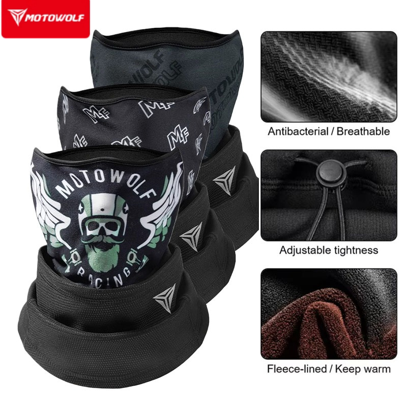 Motorcycle Gear For Winter - Motowolf Winter Warm Tactical Balaclava For
