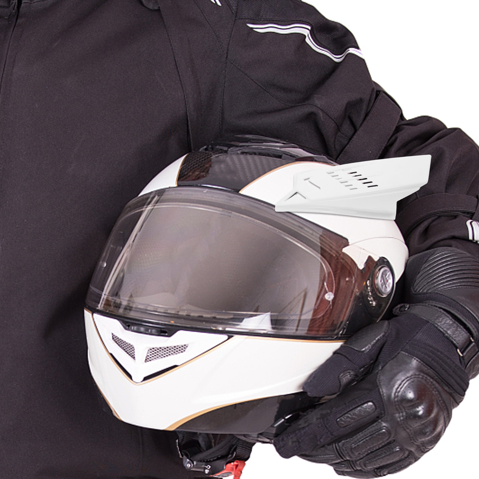 Cycling Horns 1 Pair Lightweig - Motorcycle Gear White recension och pris