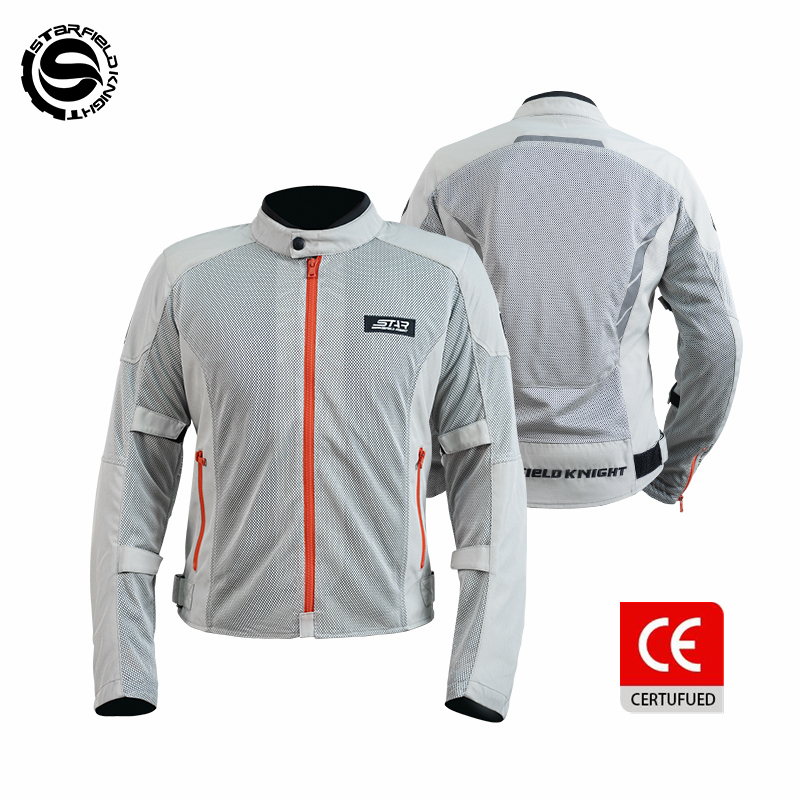 SFK Grey-white Motorcycle Jack - Motorcycle Gear White recension och pris