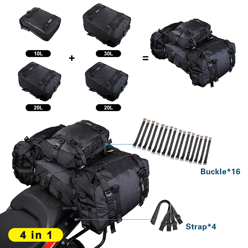 Rhinowalk Motorcycle Rear Seat - Motorcycle Gear Warehouse recension och pris