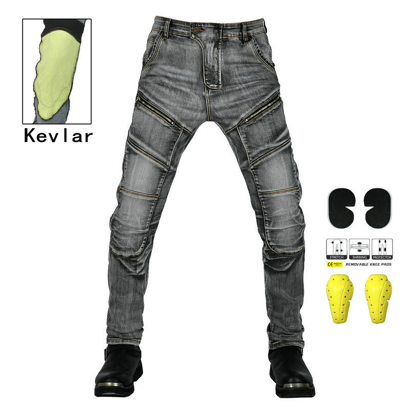 Motorcycle jeans retro drop-pr - Motorcycle Gear Wash recension och pris