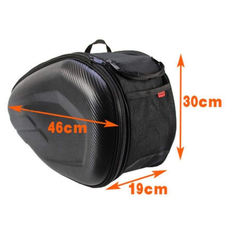 Black 36-58L Motorcycle Saddle - Motorcycle Gear Warehouse recension och pris